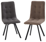 Стул М-City DISAUR Дарлинг поворотный на поворотный на 360 градусов, B28 темно-серый, Велюр, Черный каркас