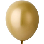 Шар латексный Хром 25 см (Золотой)