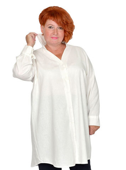 Рубашка с V-вырезом Аманда