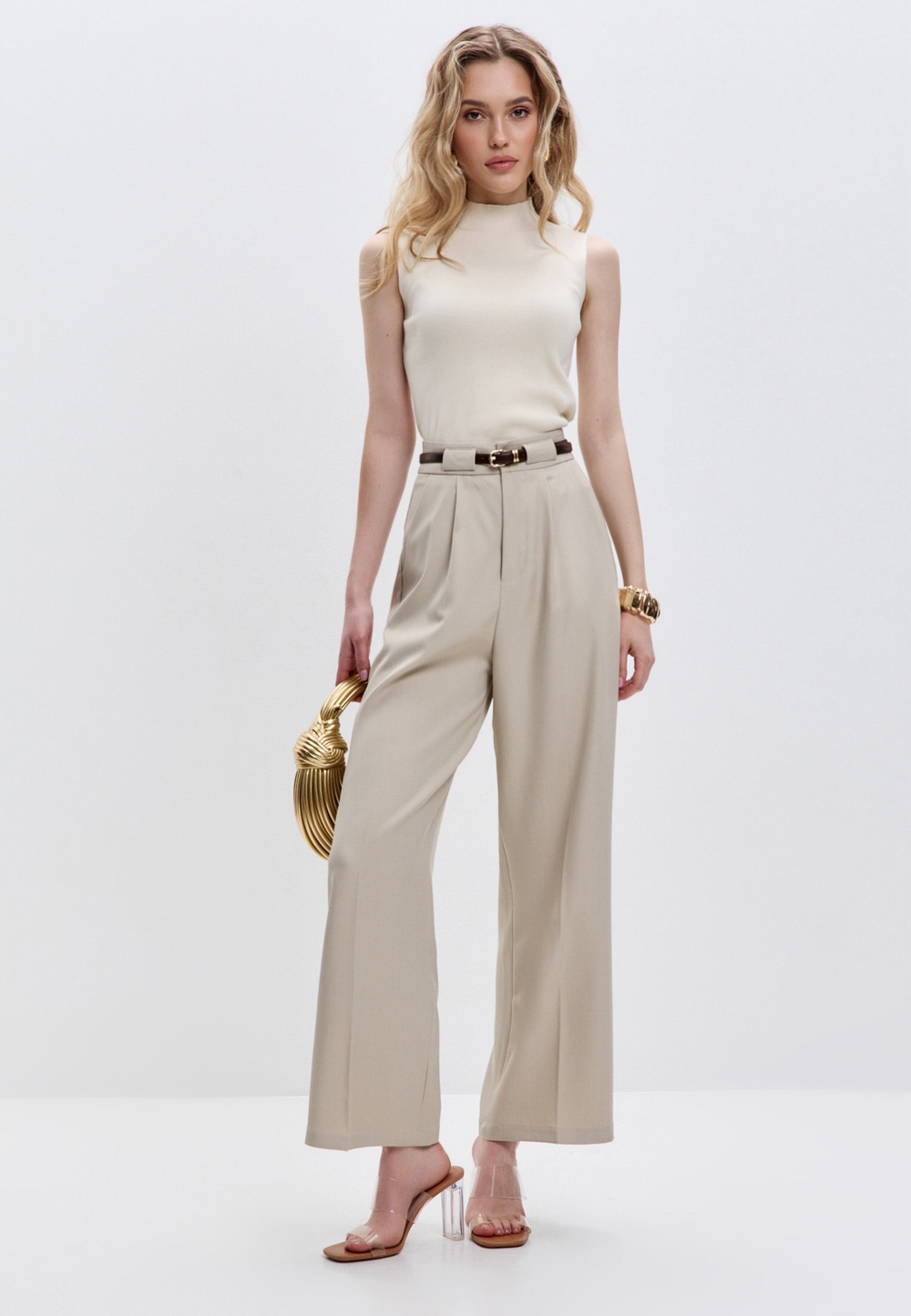 Брюки палаццо