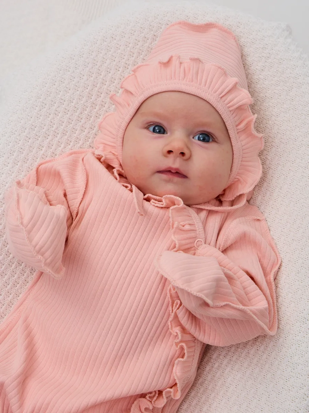 Слип для новорожденных девочек с антицарапками