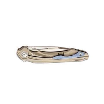 Складной нож Bestech BT2001D Wibra c клинком из стали Böhler M390 Microclean®, рукоять титан