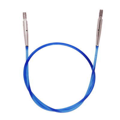 10632 Тросик (заглушки 2шт, кабельный ключик) для съемных спиц, длина около 30 (50)см, KnitPro