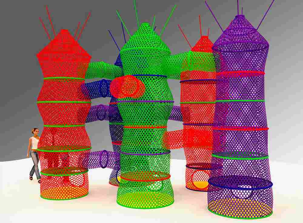 Верёвочный лабиринт «Калейдоскоп Башен»
