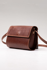 Louis Lefevre Сумка женская натуральная кожа через плечо маленькая охра