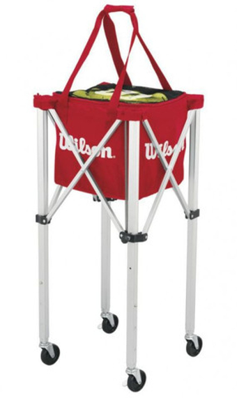 Корзина для мячей Wilson Tennis Teaching Cart 150 - красный