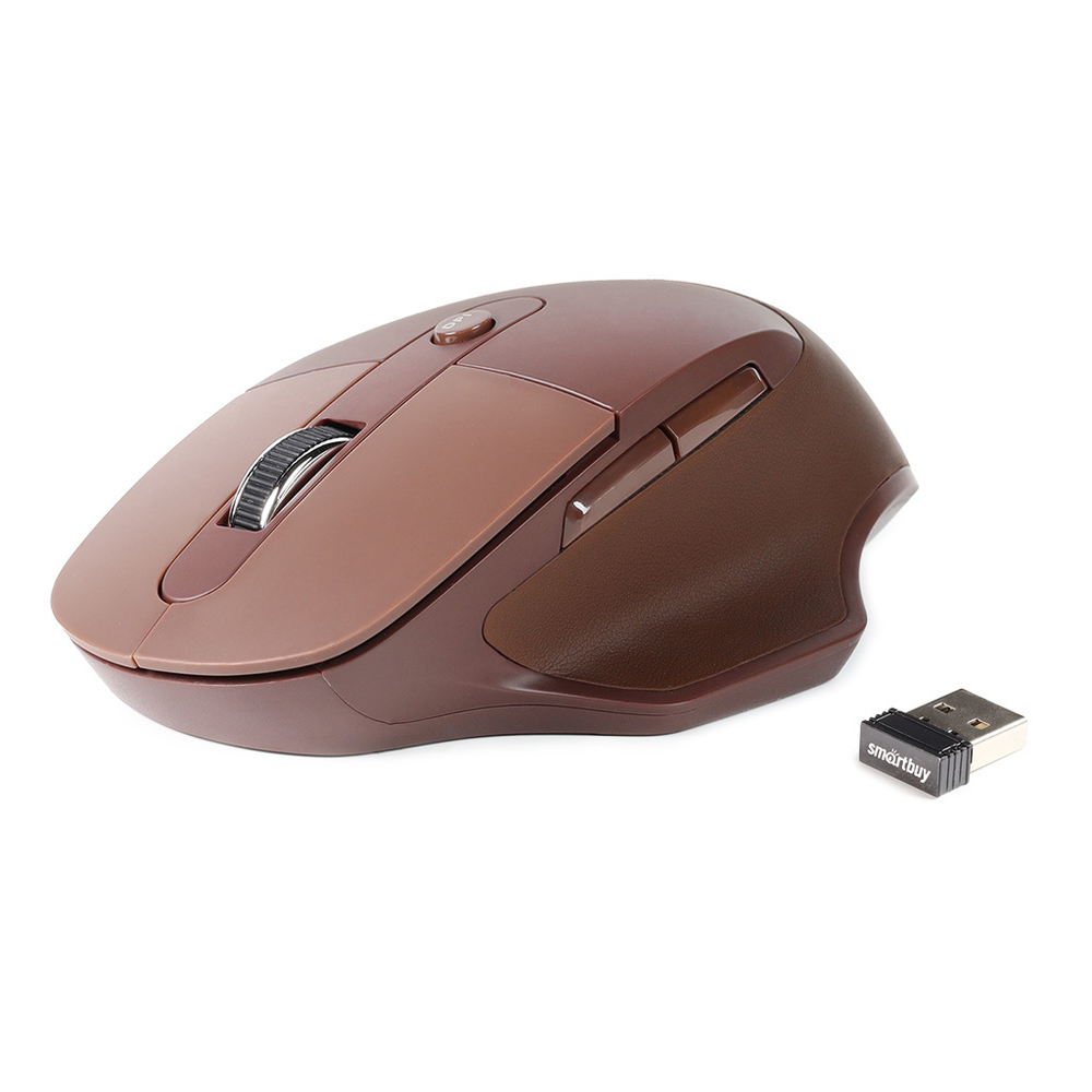 Мышь беспроводная SmartBuy 615AG коричневый (SBM-615AG-L) беззвучная