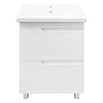 Комплект Тумба Azario KANTRI 60/2Н 605х405х870 напольная, с раковиной Фостер 60, белый глянец (CS00097250)