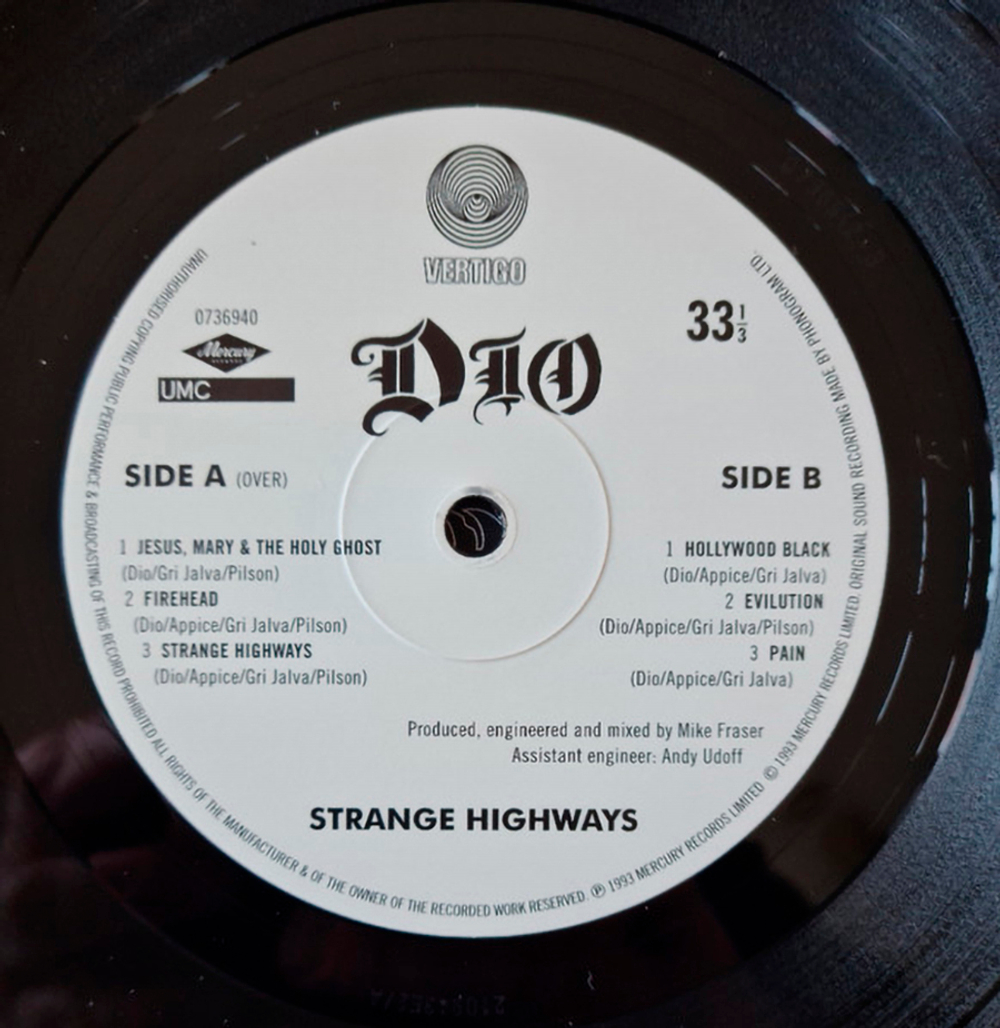 Dio / Strange Highways (2LP)