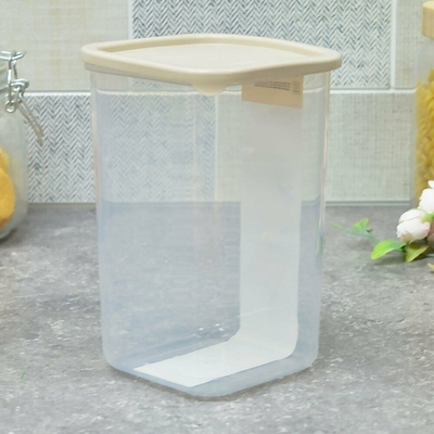 Банка для сыпучих продуктов 1,2л "Sugar&Spice Vanilla", латте