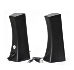 Perfeo колонки "TOWER" 2.0, мощность 2х2,5 Вт (RMS), чёрн, USB  (PF-532)