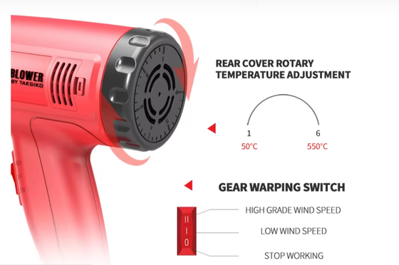 Фен TGK HG6618S 1800W