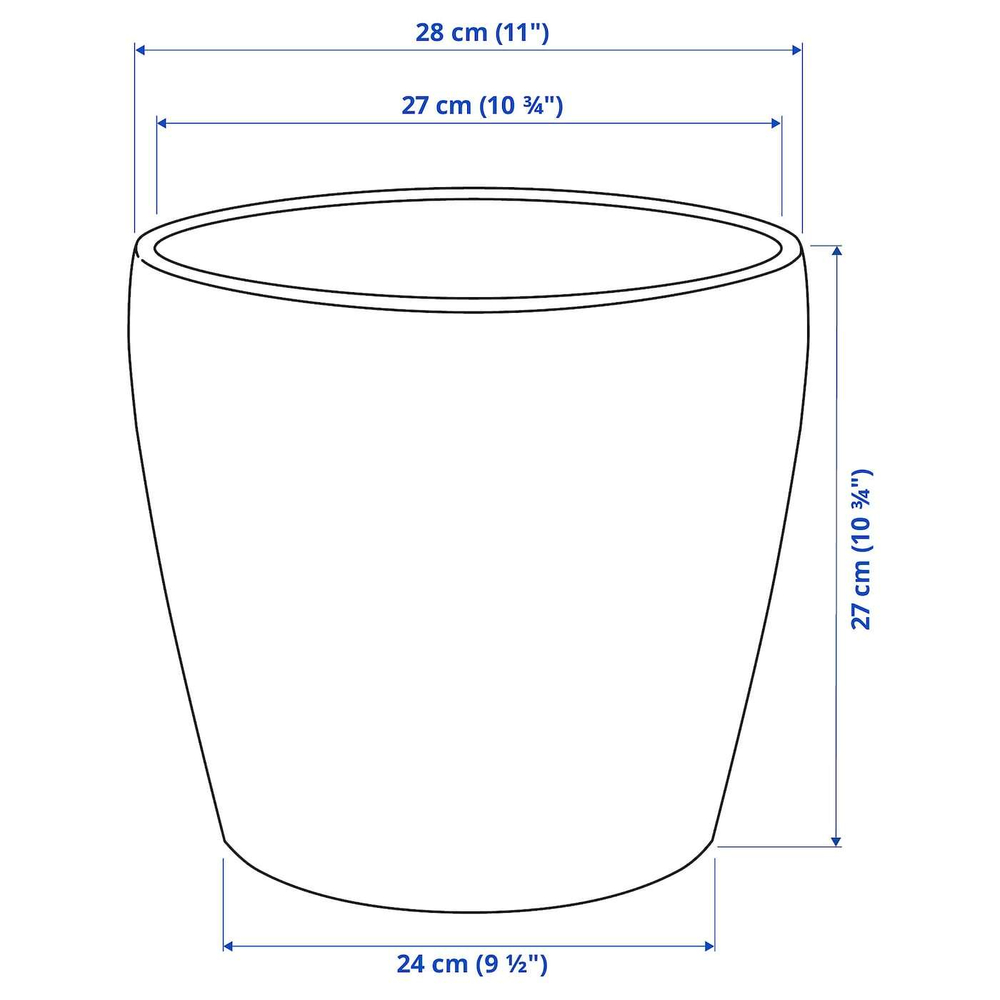 IKEA PERSILLADE  (ИКЕА ПЕРСИЛЛАДЕ)  -  Простыня, темно-серая, 24 см