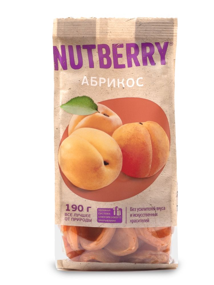NUTBERRY Абрикос 190 г