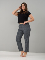 Брюки Б-18/черный-рогожка