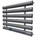 Регистр отопления РСП-6x159x4,0-5000 шестирядный секционный с плоскими заглушками