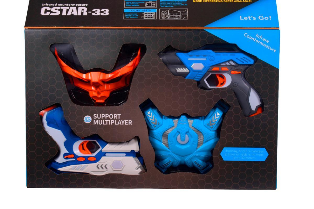 Оружие на бат., коробка BB8833D