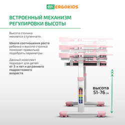 Детский стол и стул Ergokids Foxy BD-20