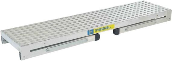 Подмости раскладные алюминиевые MEGAL ПРА - 0,9 (1,2 х 0,5)