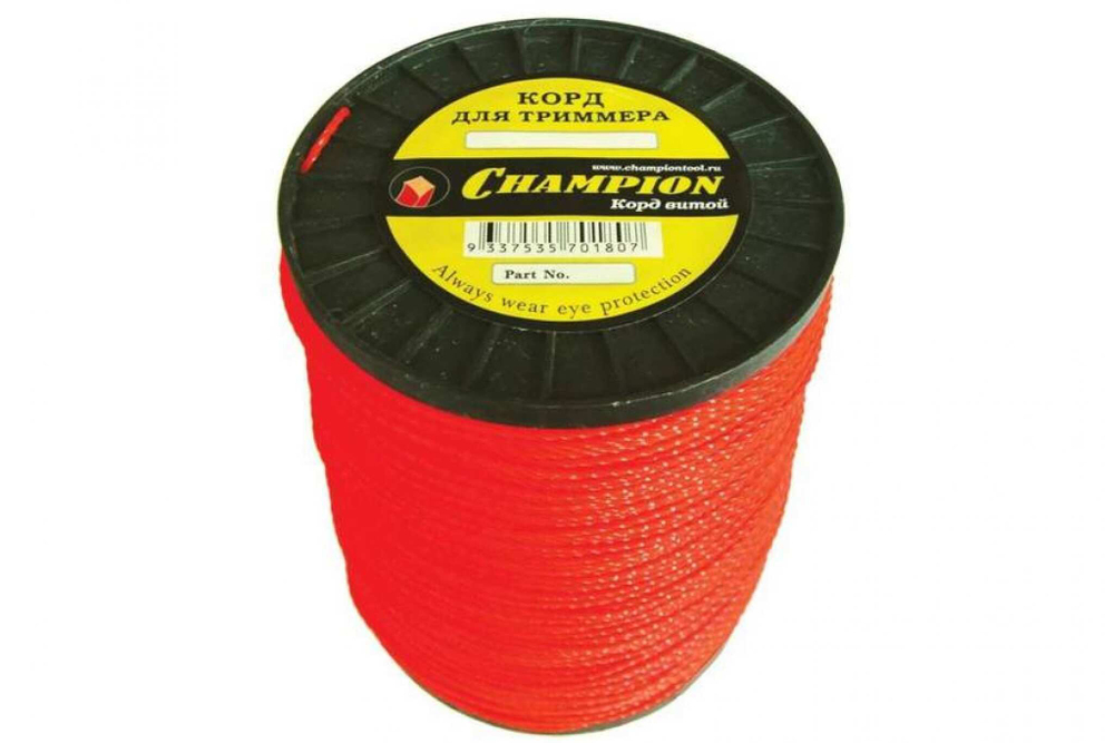 Леска 2,4 мм 450 м CHAMPION витой квадрат C7018