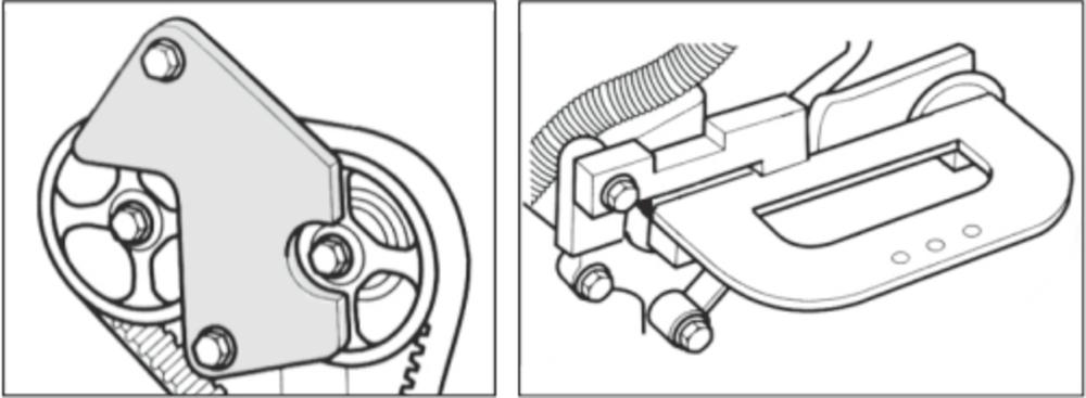 Фиксатор распредвала для установки фаз ГРМ (RENAULT) JTC