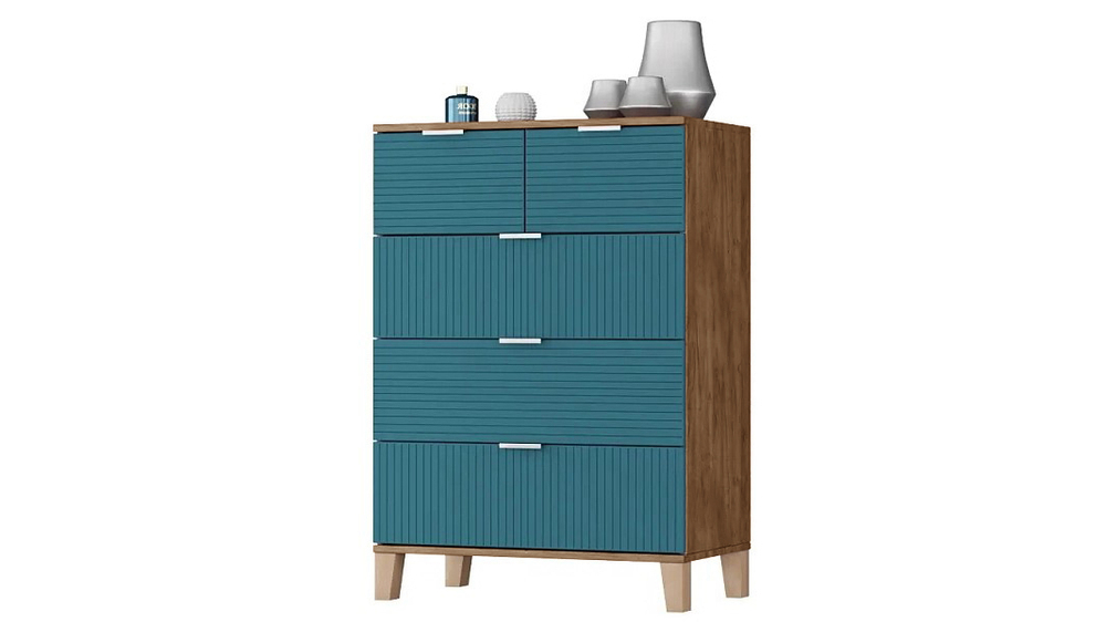 Комод Марвин 21 МДФ 70*40*100 см,    Фиеста