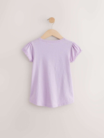 Футболка с вышивкой для девочки Next AM0-278, Сиреневый