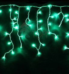 Светодиодная бахрома 3*0,5 м, 220V., 150 аква LED ламп, соединяемая, силиконовый прозрачный провод, Beauty Led (ECC150-10-2A)