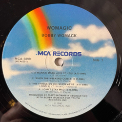 Винтажная виниловая пластинка LP Bobby Womack Womagic (USA 1986)