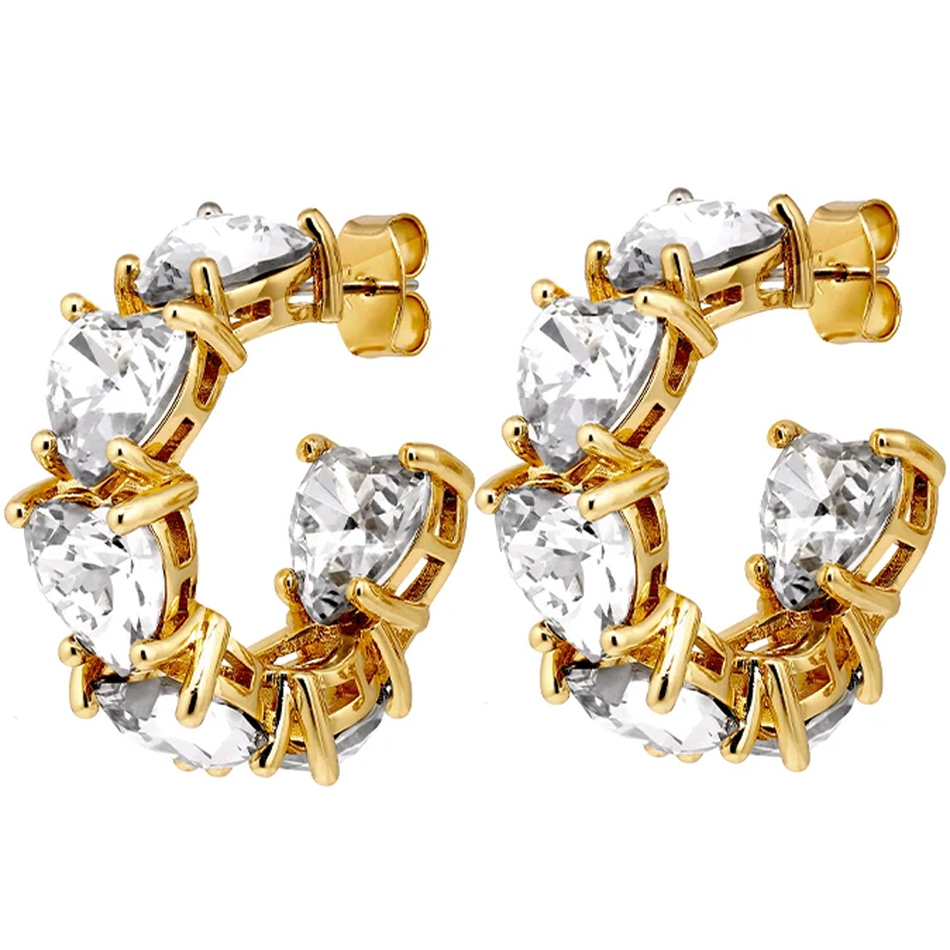 Серьги Dyrberg Kern HARDY SG CRYSTAL 480014