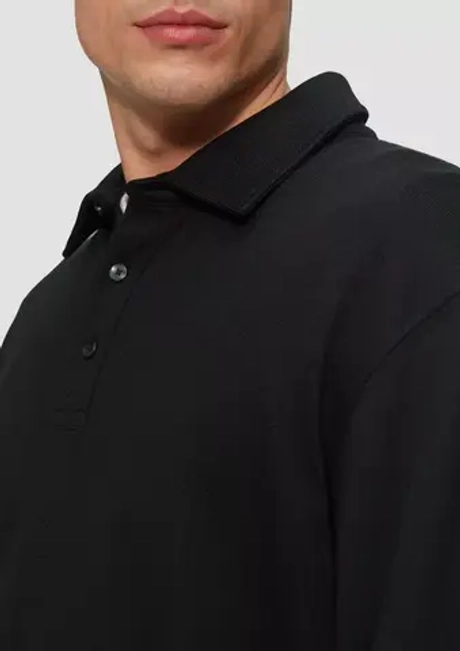 Структурированная рубашка-поло с длинным рукавом s.Oliver