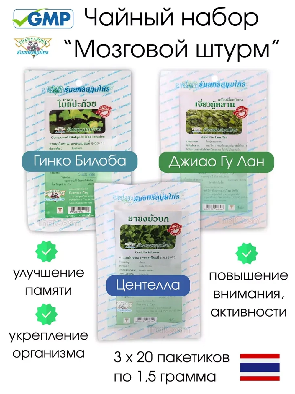 Набор чая "Мозговой штурм"