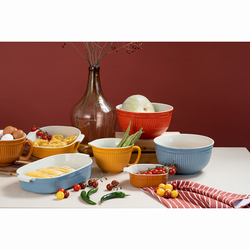 Миска 3.9л Liberty Jones Soft Ripples карамельная