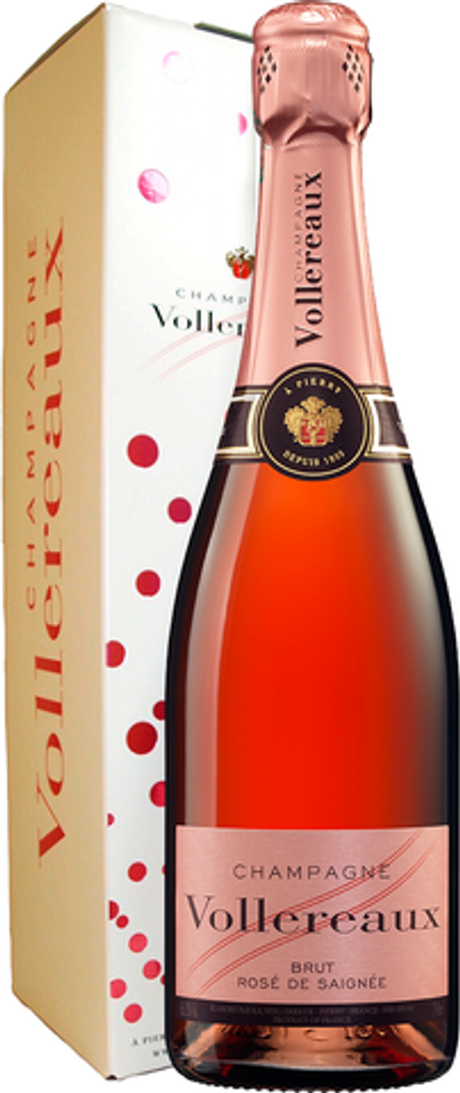 Шампанское Воллеро Розе де Сенье Брют