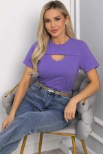 Футболка Дорис (фиолетовая) Б13671-50М LT Collection