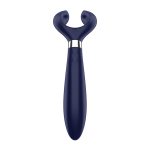 Синий вибромассажер для пар Satisfyer Endless Fun