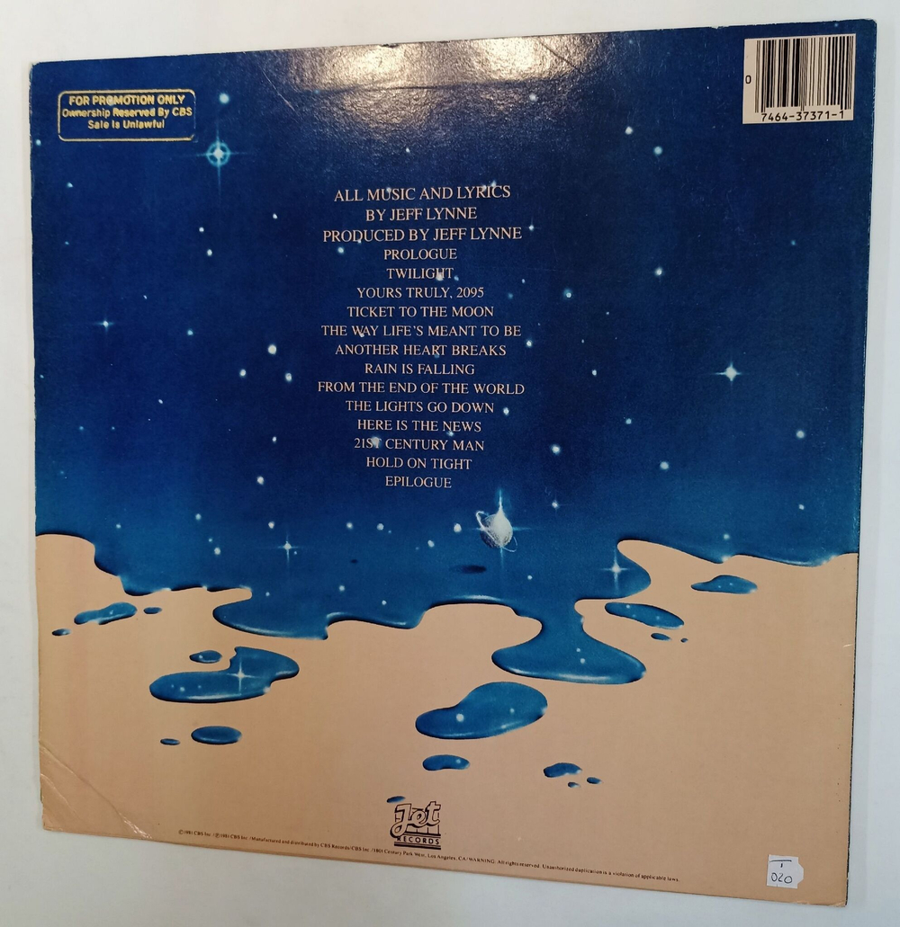 Винтажная виниловая пластинка Electric Light Orchestra Time (USA 1981 Promo)