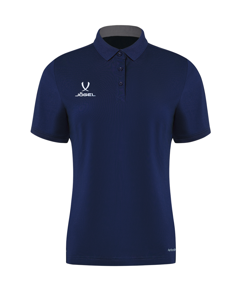 Поло женское JÖGEL PREMIER PerFormDRY CVC Polo W, темно-синий