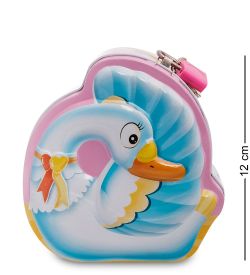 GAEM Art BX- 34/3 Металлическая копилка «Лебедь»