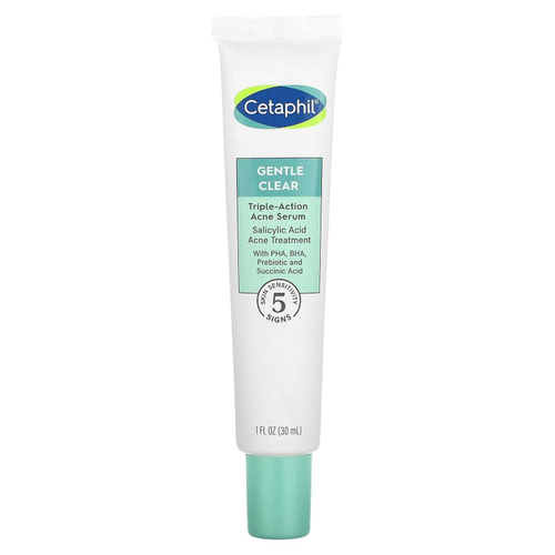 Cetaphil, Gentle Clear, сыворотка тройного действия от акне, 30 мл (1 жидк. унц.)