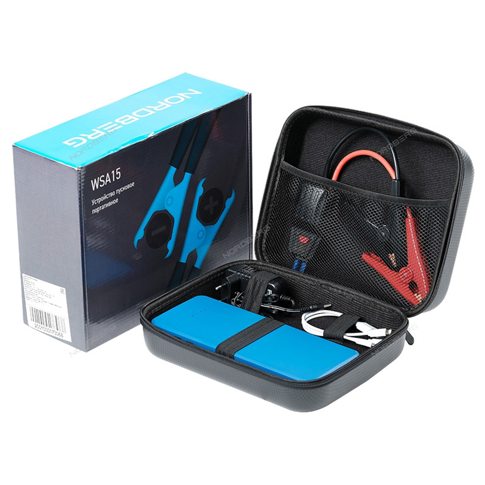 NORDBERG (WSA15) Устройство пусковое портативное 5/12V, емкость 15 Aч