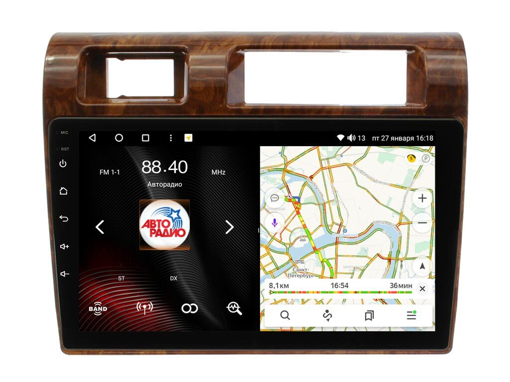 Магнитола для Toyota LC J76 2014+ - Vaycar VA77-1451 на Android 13, 8-ядер, 2Гб-32Гб, 4G SIM-слот