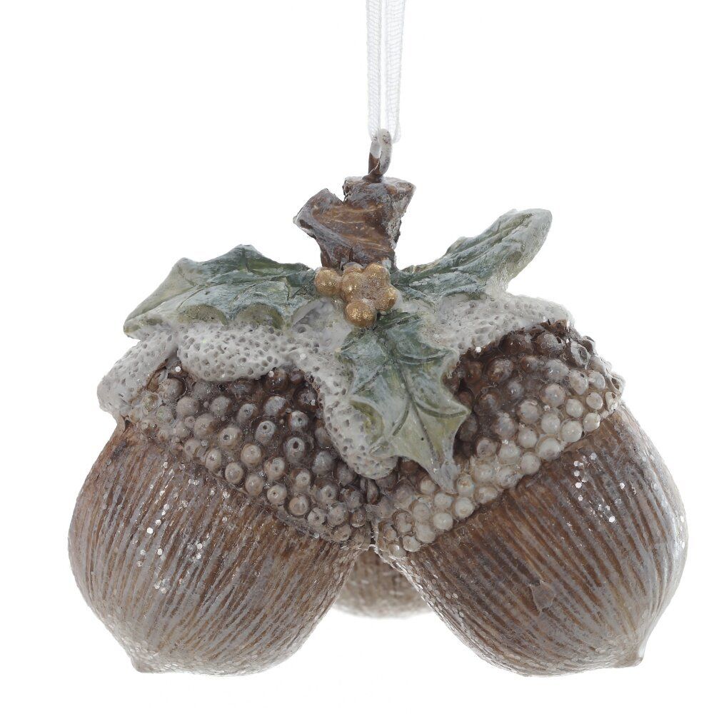GAEM Фигурка декоративная подвесная "Шишки/Орехи", L6 W3,5 H7 см, 2в.