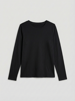 Лонгслив однотонный из модала