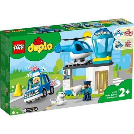 Конструктор LEGO DUPLO Town 10959 Полицейский участок и вертолёт