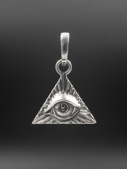 Подвеска всевидящее око из серебра 925 пробы