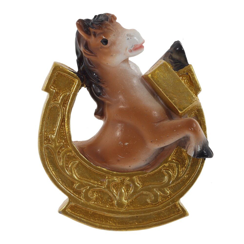 GAEM Магнит "Лошадка с подковой", L4,5 W1,5 H5,5 см, 6в.