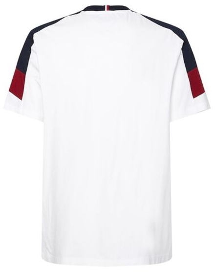 Мужская теннисная футболка Tommy Hilfiger Seasonal Short Sleeve Tee - white