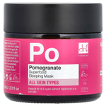 Dr. Botanicals, Маска для сна, для всех типов кожи, гранат, 2 жидк. Унции (60 мл)