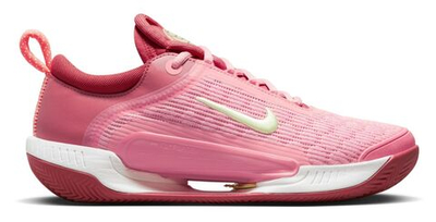 Женские Кроссовки теннисные Nike Zoom Court NXT Clay - coral chalk/barely volt/hot punch/adobe